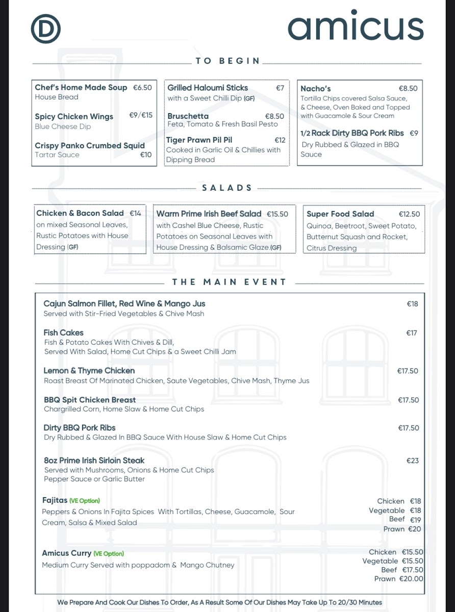 Menu Amicus-6